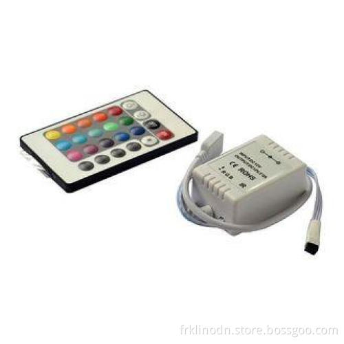 IR 24 Keys 5 Volt LED RGB Remote Controller Common Cathode